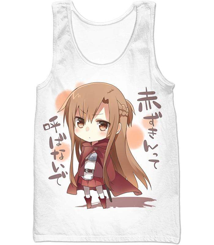 Sword Art Online Asuna Avatar Meme Cool White Zip Up Hoodie  - Sword Art Online Zip Up Hoodie - Tank Top