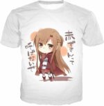 Sword Art Online Asuna Avatar Meme Cool White Zip Up Hoodie  - Sword Art Online Zip Up Hoodie - T-Shirt