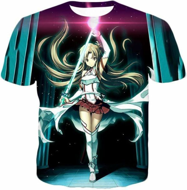 Sword Art Online Skilled Swordsman Yuuki Asuna Hoodie  - Sword Art Online Hoodie - T-Shirt