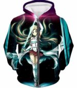 Sword Art Online Skilled Swordsman Yuuki Asuna Hoodie  - Sword Art Online Hoodie - Zip Up Hoodie