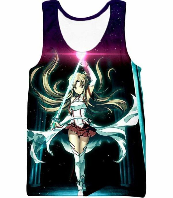 Sword Art Online Skilled Swordsman Yuuki Asuna Hoodie  - Sword Art Online Hoodie - Tank Top