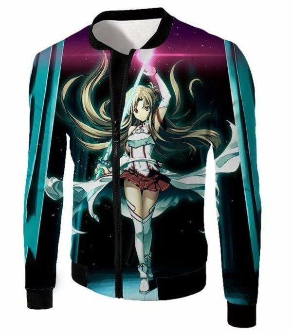 Sword Art Online Skilled Swordsman Yuuki Asuna Hoodie  - Sword Art Online Hoodie - Jacket