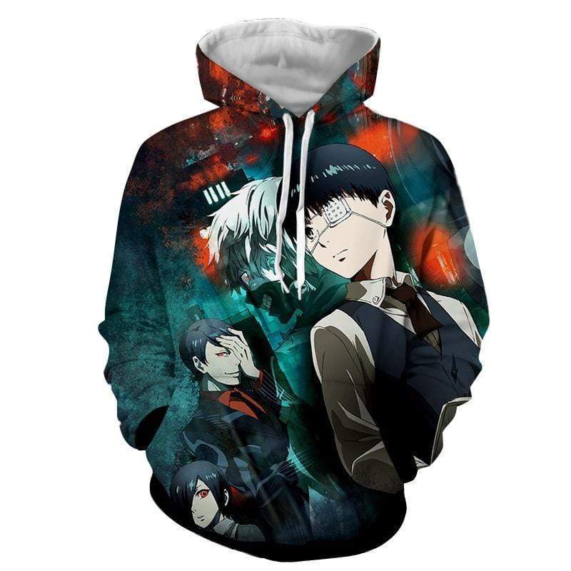 Ken Kaneki Hoodie  - Tokyo Ghoul First Series 3D Hoodie