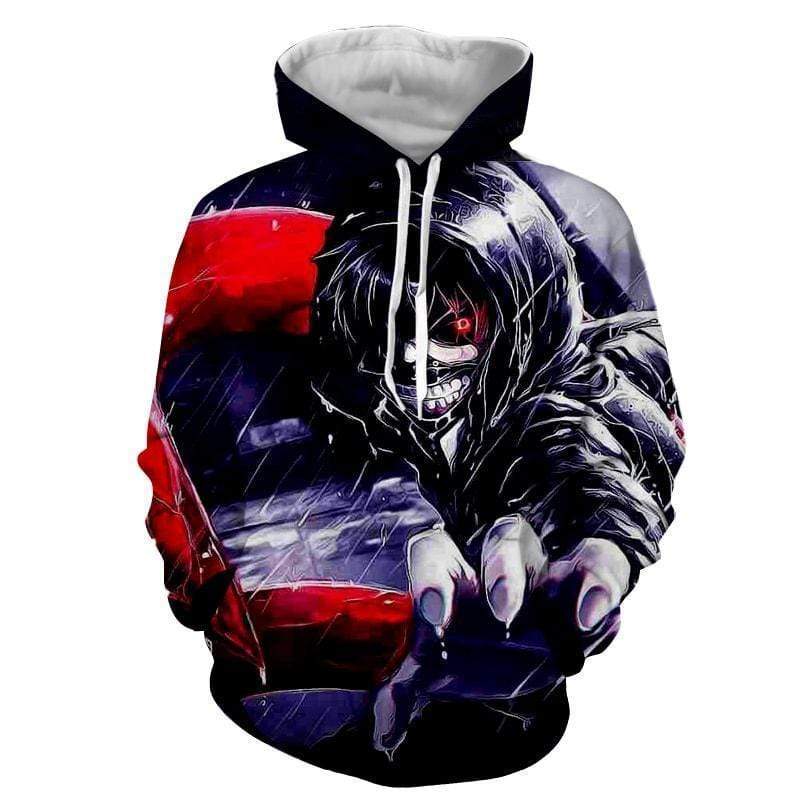 Tokyo Ghoul Kaneki Kakuja Hoodie - Tokyo Ghoul 3D Graphic Hoodie