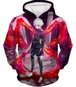 Tokyo Ghoul Ken Kaneki Kink Action Cool Anime Still Zip Up Hoodie - Hoodie