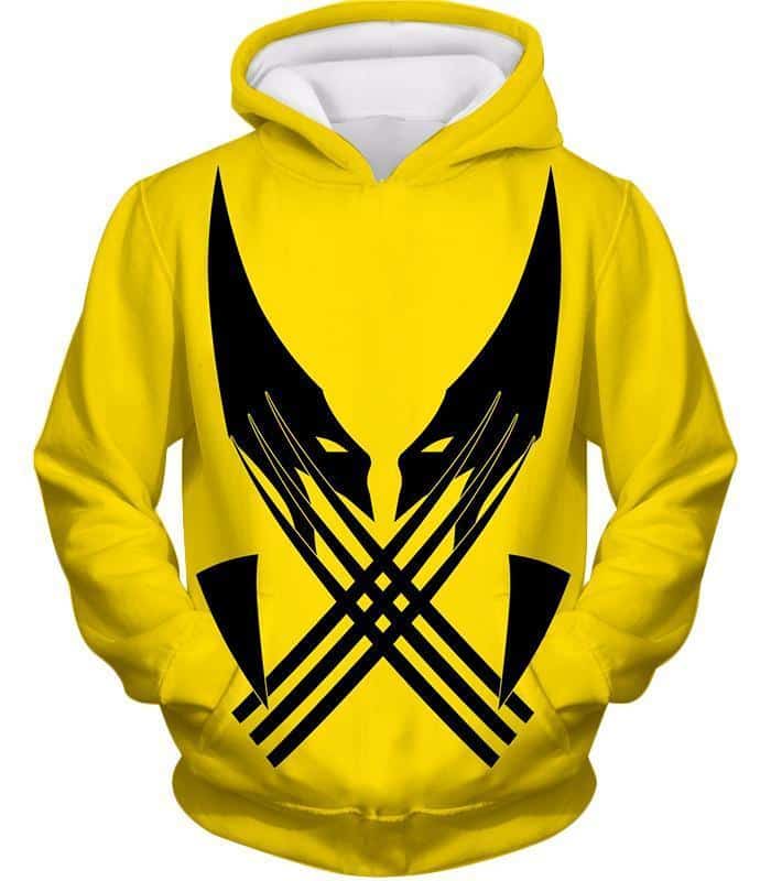 Best Mutant Hero Wolverine Promo Yellow Hoodie