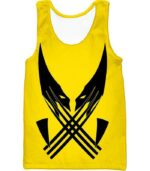Best Mutant Hero Wolverine Promo Yellow Zip Up Hoodie - Tank Top